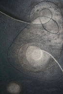 Helical Flowers 40x50cm mixed media on board